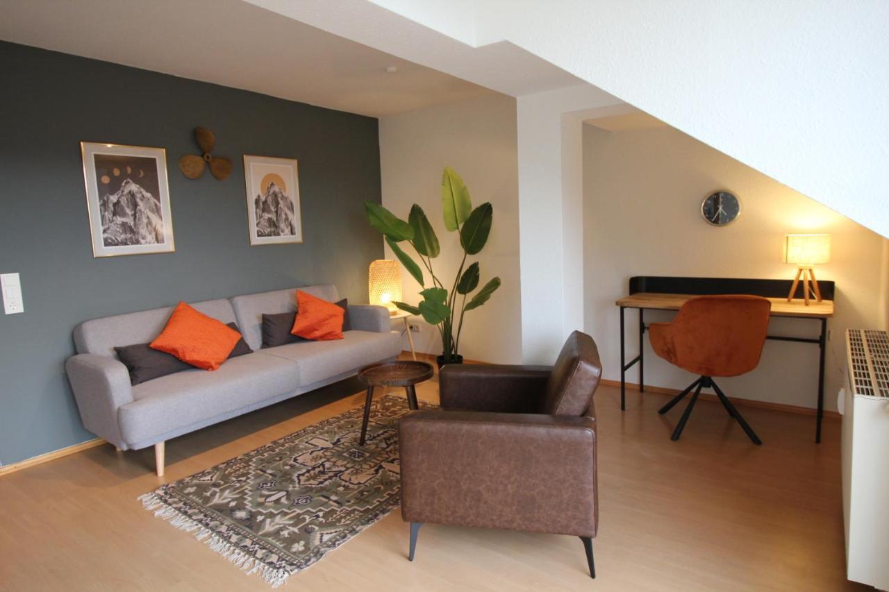 Stylische Ferienwohnung Mit Ausblick Haslach Bagian luar foto
